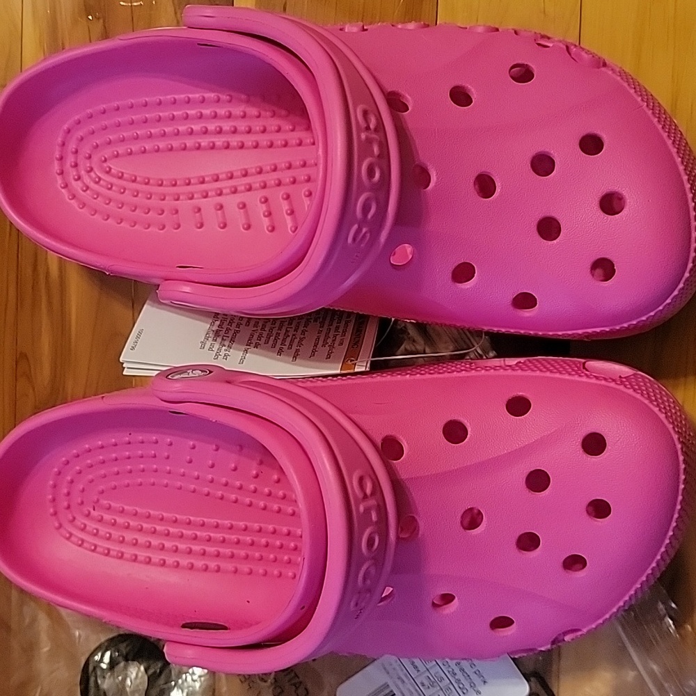 CROCS Pink Mules & Clogs with Iconic Design